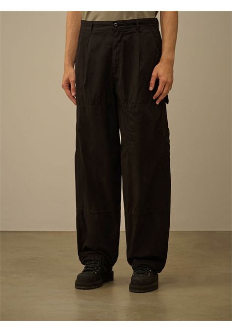 microreos boxy cargo pants man black C.P. COMPANY | 19CMPA065A-110324G999